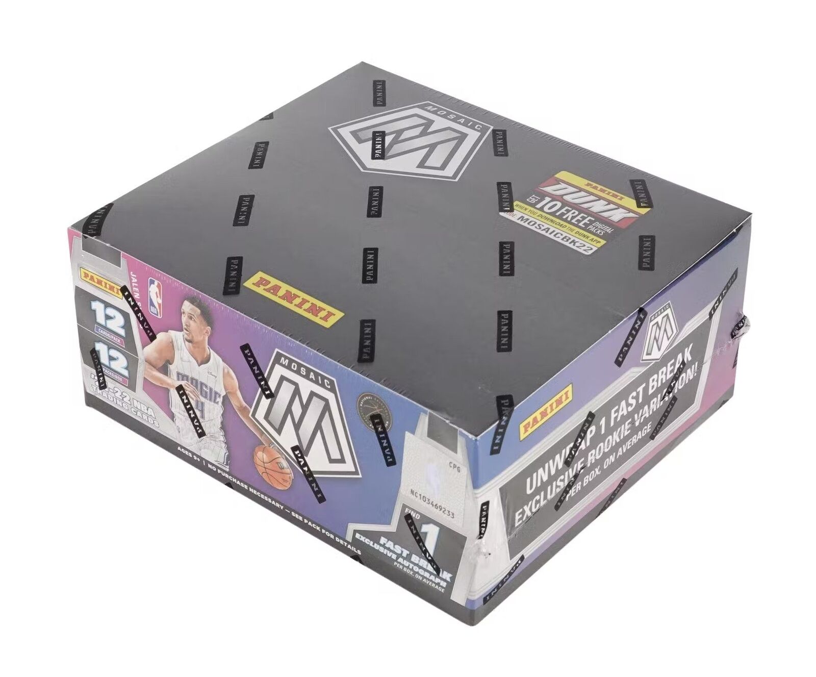 2021-22 PANINI MOSAIC BASKETBALL FAST BREAK BOX